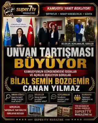 Unvan Tartışması Büyüyor - Bilal Semih Bozdemir ve Canan Yılmaz